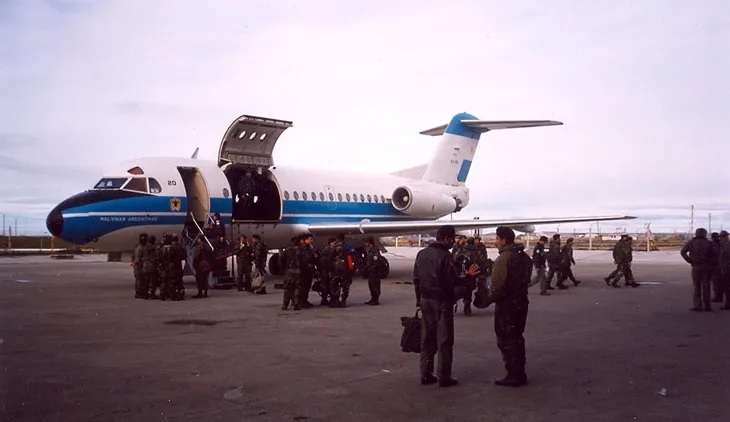 avion malvinas